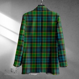 ScotsTee Shop Campbell of Breadalbane Ancient 2 Clan Crest Casual Tartan Flat Lapel Collar Blazer Tartan Blazer Cotton