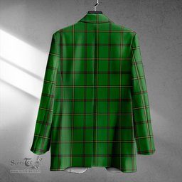 ScotsTee Shop Don (Tribe of Mar) Clan Crest Casual Tartan Flat Lapel Collar Blazer Tartan Blazer Cotton