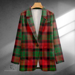 ScotsTee Shop Fraser of Altyre Ancient Clan Crest Casual Tartan Flat Lapel Collar Blazer Tartan Blazer Cotton
