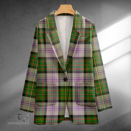 ScotsTee Shop Firth of Tay (Gillies Dress) Ancient Clan Crest Casual Tartan Flat Lapel Collar Blazer Tartan Blazer Cotton