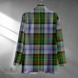 ScotsTee Shop Firth of Tay (Gillies Dress) Modern Clan Crest Casual Tartan Flat Lapel Collar Blazer Tartan Blazer Cotton