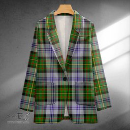 ScotsTee Shop Firth of Tay (Gillies Dress) Modern Clan Crest Casual Tartan Flat Lapel Collar Blazer Tartan Blazer Cotton