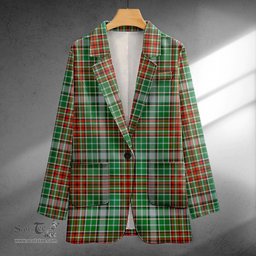 ScotsTee Shop Gayre Ancient Clan Crest Casual Tartan Flat Lapel Collar Blazer Tartan Blazer Cotton