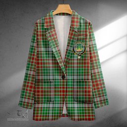 ScotsTee Shop Gayre Ancient Clan Crest Casual Tartan Flat Lapel Collar Blazer Tartan Blazer Cotton
