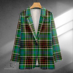 ScotsTee Shop Hislop #2 Ancient Clan Crest Casual Tartan Flat Lapel Collar Blazer Tartan Blazer Cotton