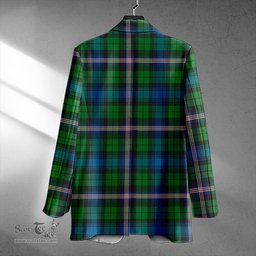 ScotsTee Shop Gammell Ancient Clan Crest Casual Tartan Flat Lapel Collar Blazer Tartan Blazer Cotton