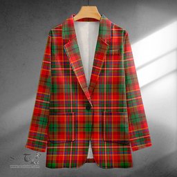 ScotsTee Shop Innes Dress Dance Clan Crest Casual Tartan Flat Lapel Collar Blazer Tartan Blazer Cotton