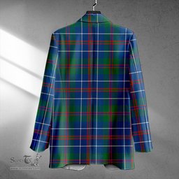 ScotsTee Shop MacHardy Modern Clan Crest Casual Tartan Flat Lapel Collar Blazer Tartan Blazer Cotton