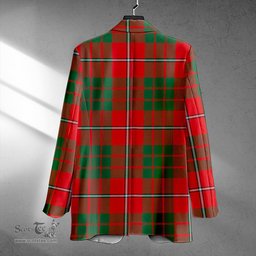 ScotsTee Shop MacGregor of Balquhidder (Gregor of Balquhidder) Modern Clan Crest Casual Tartan Flat Lapel Collar Blazer Tartan Blazer Cotton