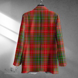 ScotsTee Shop MacDougall Ancient Clan Crest Casual Tartan Flat Lapel Collar Blazer Tartan Blazer Cotton