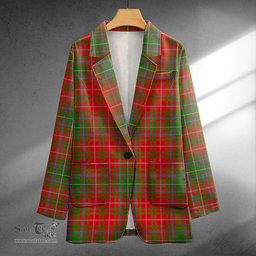 ScotsTee Shop MacDougall Ancient Clan Crest Casual Tartan Flat Lapel Collar Blazer Tartan Blazer Cotton