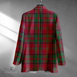 ScotsTee Shop MacDonald of Glencoe (Donald of Glencoe) Modern Clan Crest Casual Tartan Flat Lapel Collar Blazer Tartan Blazer Cotton