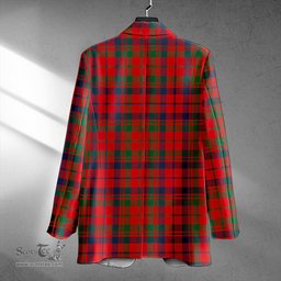 ScotsTee Shop Lumsden of Kintore Modern Clan Crest Casual Tartan Flat Lapel Collar Blazer Tartan Blazer Cotton