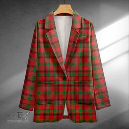 ScotsTee Shop MacDonald of Aird & Valley (Donald of Aird & Valley) Ancient Clan Crest Casual Tartan Flat Lapel Collar Blazer Tartan Blazer Cotton