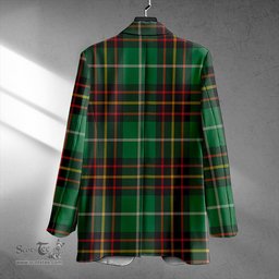 ScotsTee Shop Inglis Ancient Clan Crest Casual Tartan Flat Lapel Collar Blazer Tartan Blazer Cotton