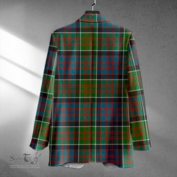 ScotsTee Shop MacDonald of Clanranald Ancient Clan Crest Casual Tartan Flat Lapel Collar Blazer Tartan Blazer Cotton