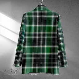 ScotsTee Shop MacDonald Lord of the Isles; Hunting Modern Clan Crest Casual Tartan Flat Lapel Collar Blazer Tartan Blazer Cotton