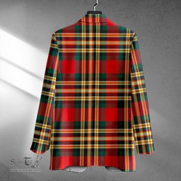 ScotsTee Shop MacGill Modern Clan Crest Casual Tartan Flat Lapel Collar Blazer Tartan Blazer Cotton