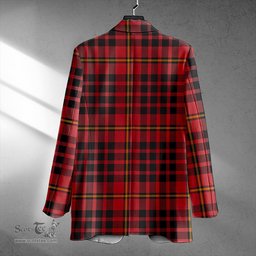 ScotsTee Shop MacIan Ancient Clan Crest Casual Tartan Flat Lapel Collar Blazer Tartan Blazer Cotton