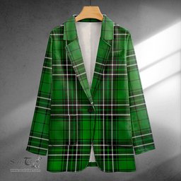 ScotsTee Shop MacLean of Duart Hunting (Vestiarium Scoticum) Ancient Clan Crest Casual Tartan Flat Lapel Collar Blazer Tartan Blazer Cotton