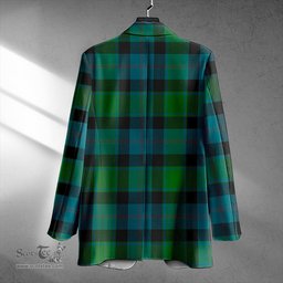 ScotsTee Shop MacTaggart Ancient Clan Crest Casual Tartan Flat Lapel Collar Blazer Tartan Blazer Cotton