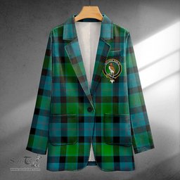 ScotsTee Shop MacTaggart Ancient Clan Crest Casual Tartan Flat Lapel Collar Blazer Tartan Blazer Cotton