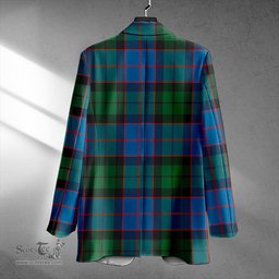 ScotsTee Shop MacWilliam (Williamson) Modern Clan Crest Casual Tartan Flat Lapel Collar Blazer Tartan Blazer Cotton