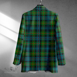 ScotsTee Shop Murray of Atholl (Murray) Ancient Clan Crest Casual Tartan Flat Lapel Collar Blazer Tartan Blazer Cotton
