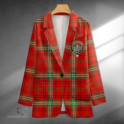 ScotsTee Shop Morrison Ancient Clan Crest Casual Tartan Flat Lapel Collar Blazer Tartan Blazer Cotton