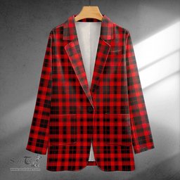 ScotsTee Shop Murray of Ochtertyre Modern Clan Crest Casual Tartan Flat Lapel Collar Blazer Tartan Blazer Cotton