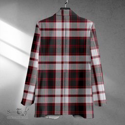 ScotsTee Shop MacPherson of Pitmain Modern Clan Crest Casual Tartan Flat Lapel Collar Blazer Tartan Blazer Cotton