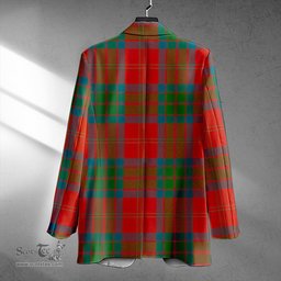 ScotsTee Shop MacPherson of Cluny Ancient Clan Crest Casual Tartan Flat Lapel Collar Blazer Tartan Blazer Cotton