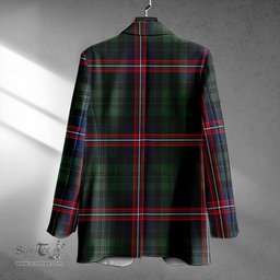 ScotsTee Shop MacNeil of Colonsay (MacNeil of Barra of Colonsay) (Highland Society of London) Modern Clan Crest Casual Tartan Flat Lapel Collar Blazer Tartan Blazer Cotton