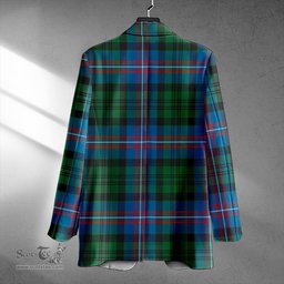 ScotsTee Shop MacNeil of Colonsay (MacNeil of Barra of Colonsay) (Highland Society of London) Ancient Clan Crest Casual Tartan Flat Lapel Collar Blazer Tartan Blazer Cotton