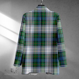 ScotsTee Shop Murray of Atholl Dress (Murray Dress) Ancient Clan Crest Casual Tartan Flat Lapel Collar Blazer Tartan Blazer Cotton