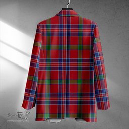 ScotsTee Shop MacNiven Modern Clan Crest Casual Tartan Flat Lapel Collar Blazer Tartan Blazer Cotton