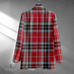 ScotsTee Shop MacTavish Ancient Clan Crest Casual Tartan Flat Lapel Collar Blazer Tartan Blazer Cotton