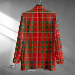ScotsTee Shop Murray Plaid Artifact Ancient Clan Crest Casual Tartan Flat Lapel Collar Blazer Tartan Blazer Cotton