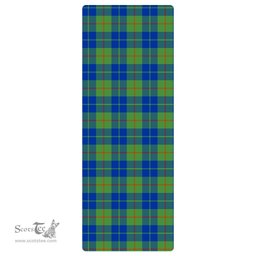 ScotsTee Shop Scottish Barclay Hunting Ancient Clan Tartan Rubber Yoga Mat