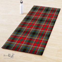 ScotsTee Shop Scottish Anderson of Arbrake Clan Tartan Rubber Yoga Mat