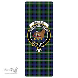 ScotsTee Shop Scottish Baillie Modern Clan Crest Tartan Rubber Yoga Mat