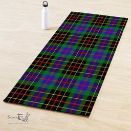 ScotsTee Shop Scottish Brodie Hunting Modern Clan Tartan Rubber Yoga Mat