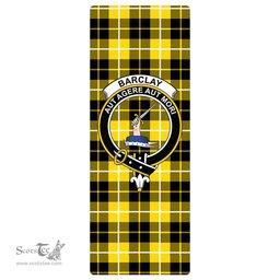 ScotsTee Shop Scottish Barclay Dress Modern Clan Crest Tartan Rubber Yoga Mat