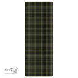 ScotsTee Shop Scottish Davidson Tulloch Dress Clan Tartan Rubber Yoga Mat