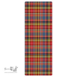 ScotsTee Shop Scottish Drummond of Strathallan Clan Tartan Rubber Yoga Mat