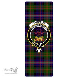 ScotsTee Shop Scottish Cameron of Erracht Modern Clan Crest Tartan Rubber Yoga Mat