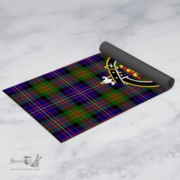 ScotsTee Shop Scottish Cameron of Erracht Modern Clan Crest Tartan Rubber Yoga Mat