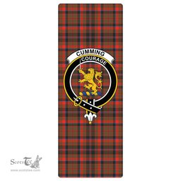ScotsTee Shop Scottish Cumming Hunting Weathered Clan Crest Tartan Rubber Yoga Mat