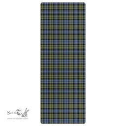 ScotsTee Shop Scottish Campbell Faded Clan Tartan Rubber Yoga Mat