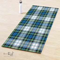 ScotsTee Shop Scottish Campbell Dress Ancient Clan Tartan Rubber Yoga Mat